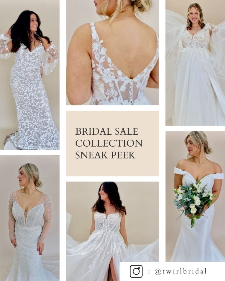 bridal sale collection sneak peek – twirl bride