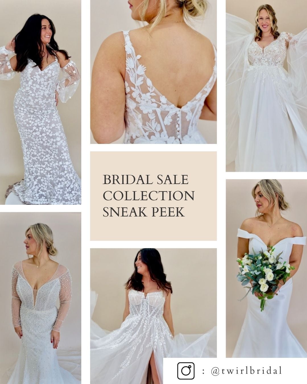 bridal sale collection sneak peek – twirl bride