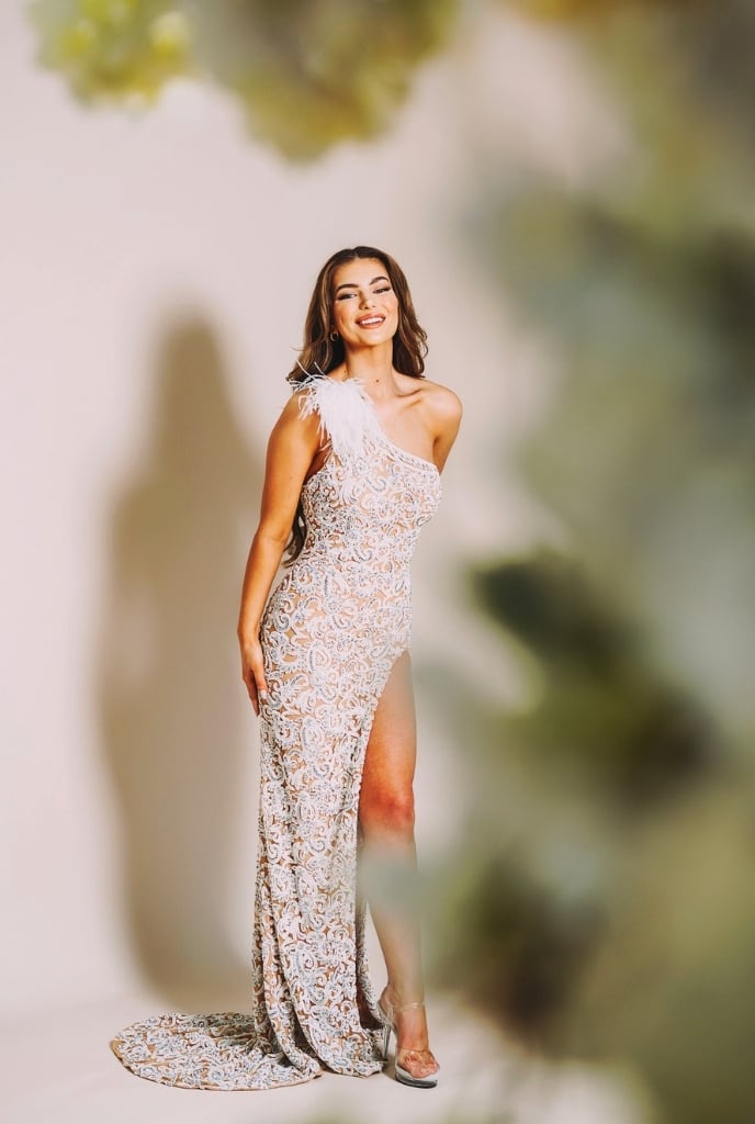 sexy one shoulder dress