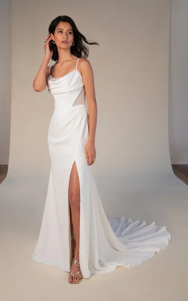 beach wedding dress patterns White off Shoulder Long Beach Wedding Dress with Spaghetti Straps Floral Pattern